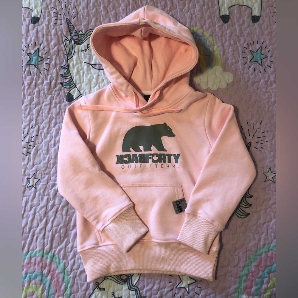 BackForty Outfitters Pink Kids Hoodie